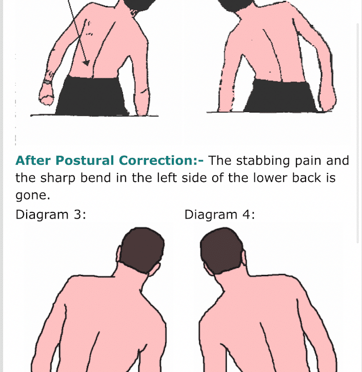 posture and body mechanics diagram