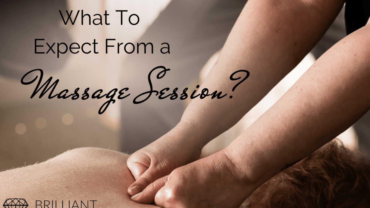 man having a back massage: text: what to expect from a massage session?
