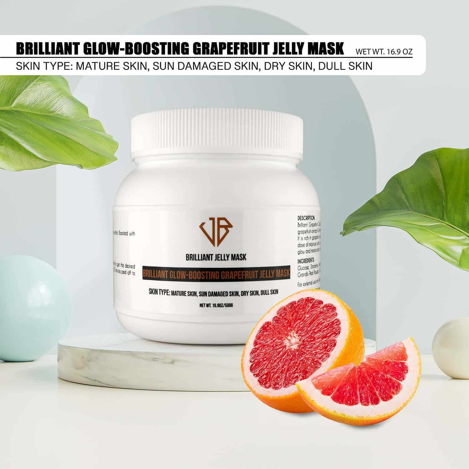 Brilliant Glow-Boosting Grapefruit Jelly Mask