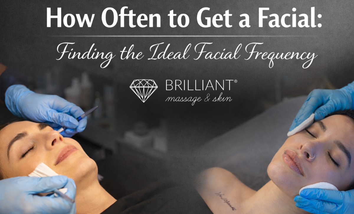 female clients having a facial, text: How often to get a facial: Finding the ideal facial frequency